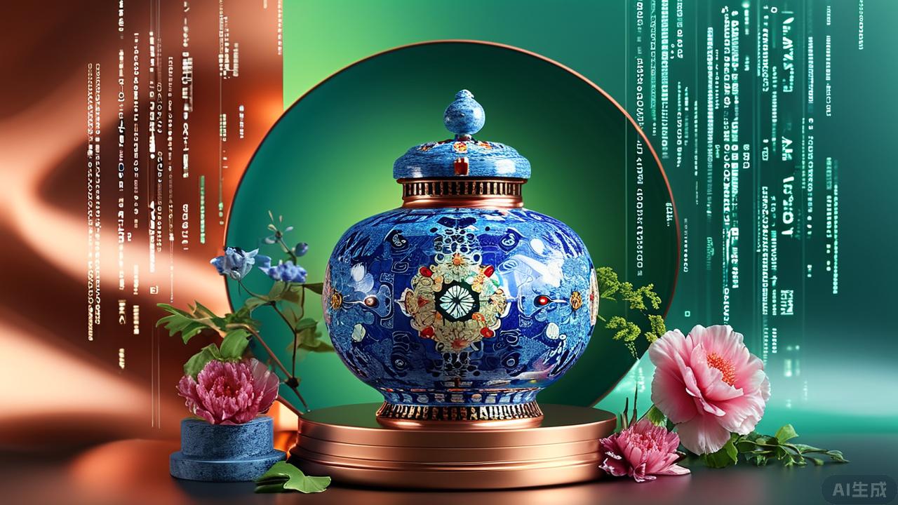 AI設(shè)計(jì)景泰藍(lán)：傳統(tǒng)與科技的碰撞!(圖1)